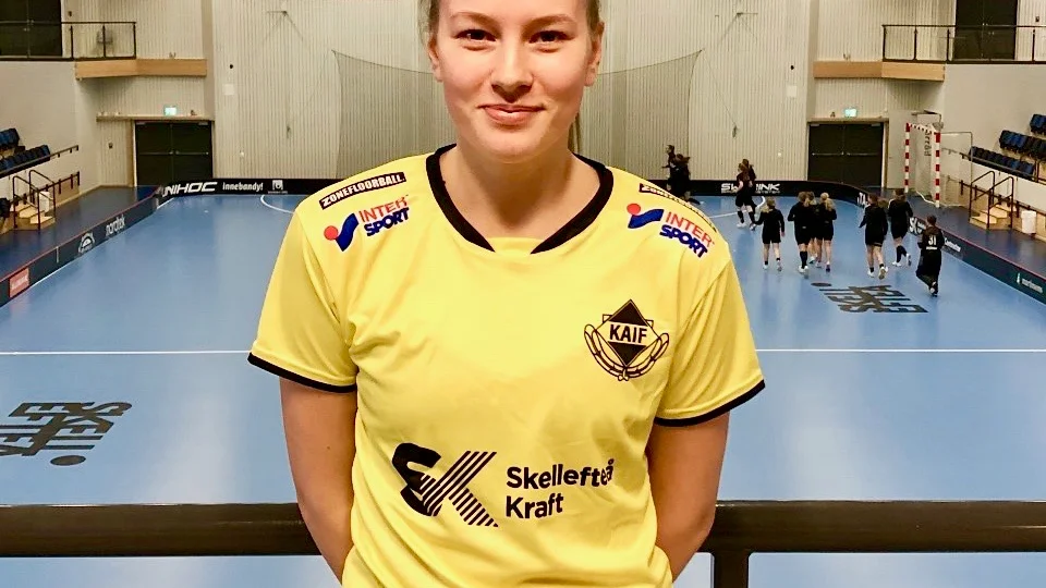 Julia Granberg är årets damspelare i norrbottnisk innebandy. (Arkivbild)