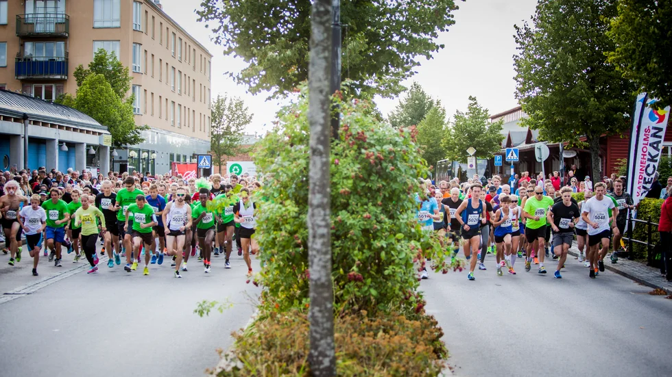 KK-joggen brukar locka många människor. I år skulle den ha arrangerats för 31 gången.