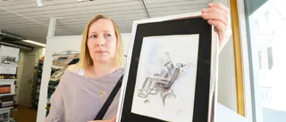 Vill uppmärksamma sonens sjukdom med hjälp av konsten 