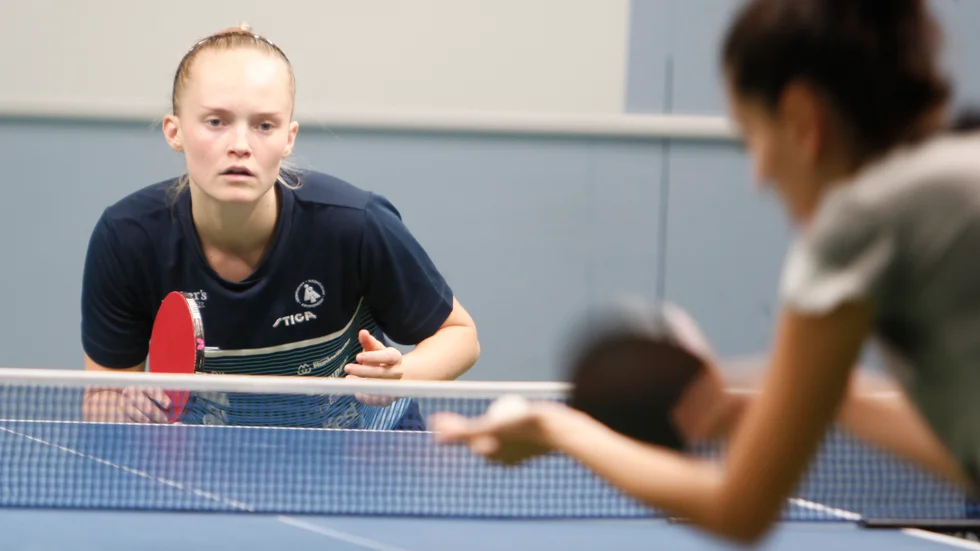 EBTK:s lagledare Sannamari Bölenius hoppade in och glänste under helgens matcher mot Lyckeby och Eslöv i Pingisligan.