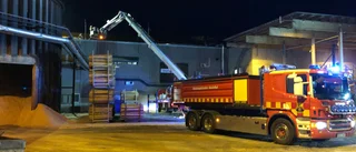Larm om brand på Kåge såg