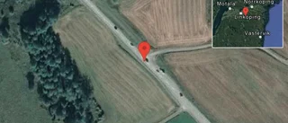 En personbil i trafikolycka