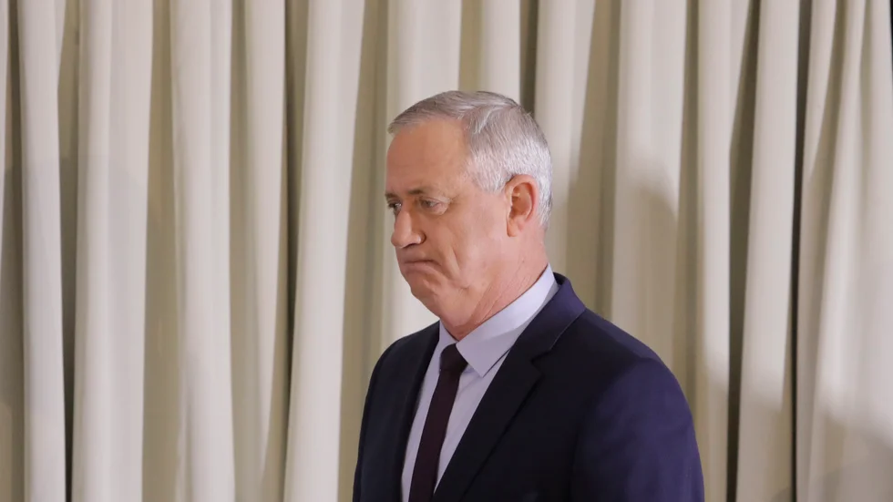 Den israeliske oppositionsledaren Benny Gantz. Arkivbild.