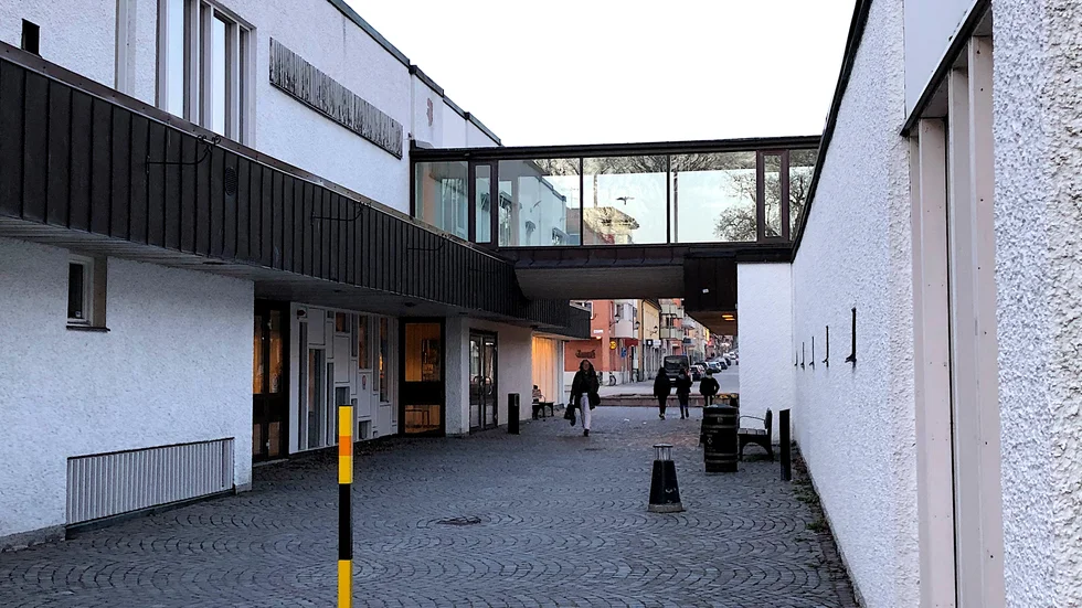 Biblioteket kommer att byggas ihop med övriga byggnaden.