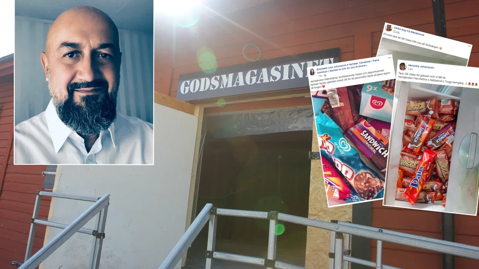 GB Glace i Flen, där Igor Papec är fabrikschef, har skänkt glass till vårdperosnal i Flens kommun. Ett initiativ som nu hyllas på Facebook.