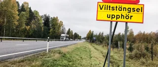 Man med kundvagn går på E4 – mot körriktningen: "Polisen har pratat med honom"