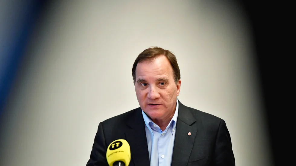 Förtroendet för statsminister Stefan Löfvens hantering av coronautbrottet sjunker. Arkivbild.