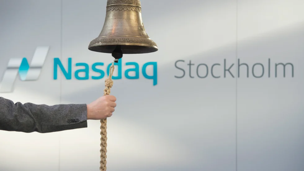 Nedåt på Stockholmsbörsen veckan sista handelsdag. Arkivbild.