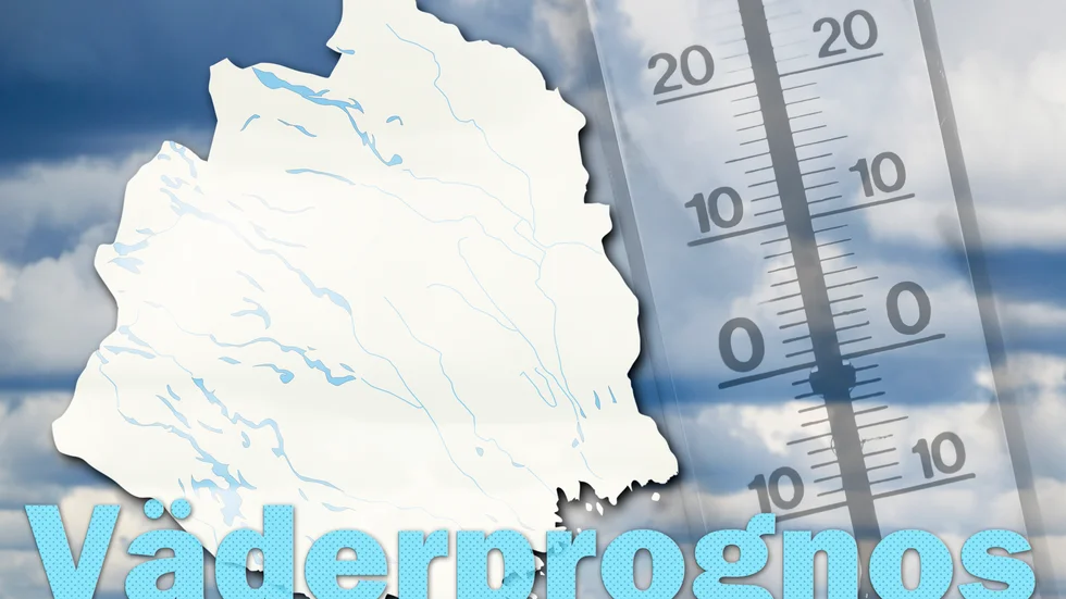 Soligt och varmt i Norrbotten under dagen. 