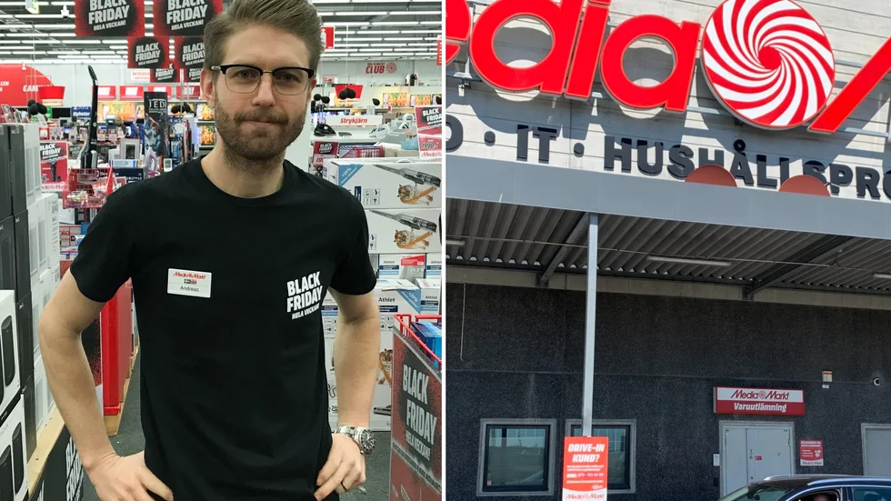 Andreas Danieli är varuhuschef på Mediamarkt i Boländerna.