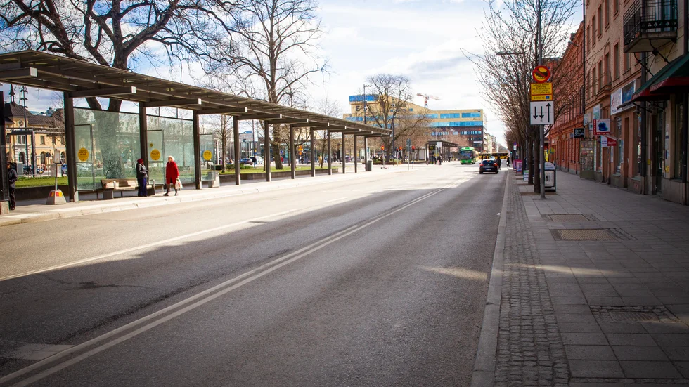Den senaste månaden har kvävedioxidhalterna på Kungsgatan minskat med cirka 20 procent, jämfört med samma period de tre senaste åren.
