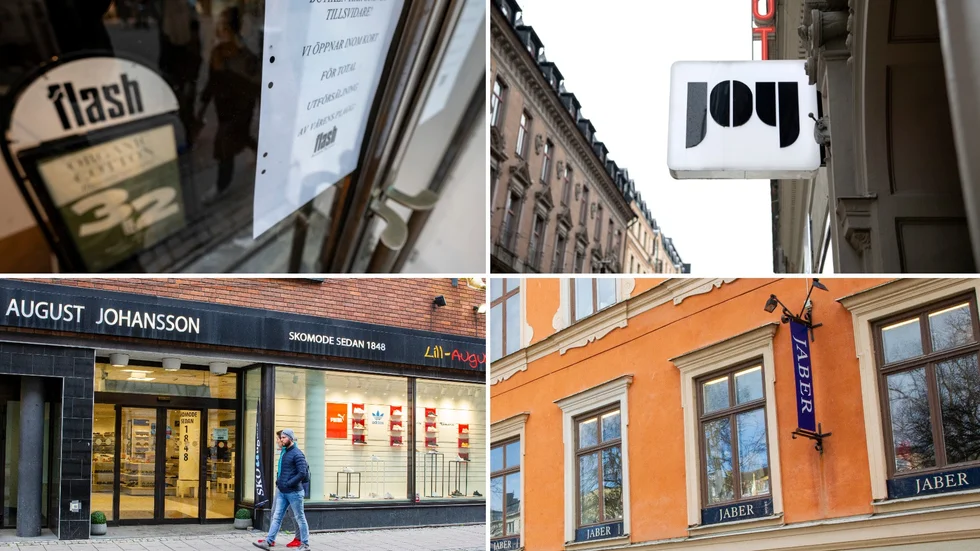 Sedan coronavirusets utbrott har flera butiker och kedjor i Uppsala försatts i konkurs.