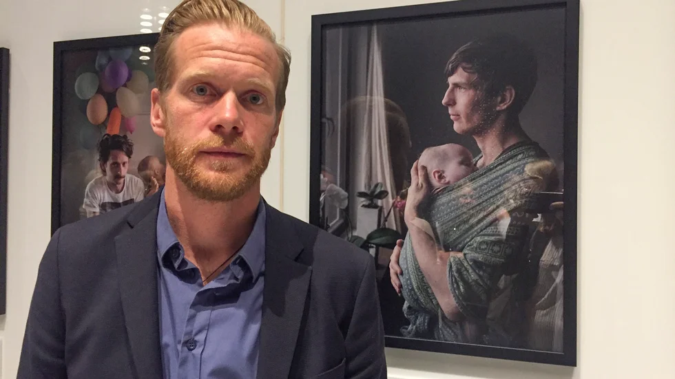 Johan Bävman har ett nytt fotoprojekt, om tiden med coronaviruset, på gång. Arkivbild.