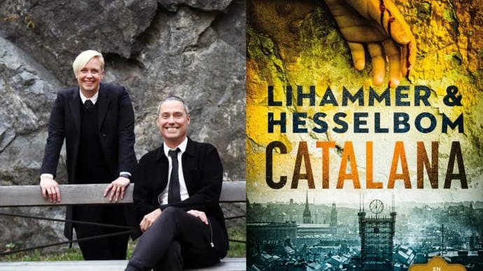 Anna Lihammer och Ted Hesselbom har tillsammans skapat den fjärde boken Catalana, i serien med kommissarie Carl Hell.
