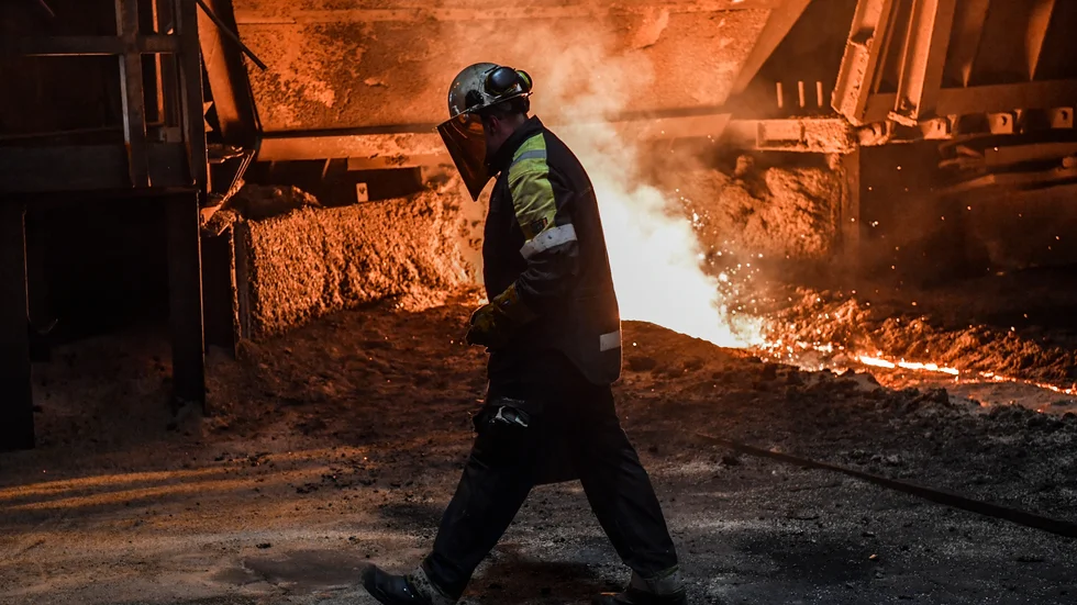 Industrikonjunkturen faller dramatiskt. Arkivbild.