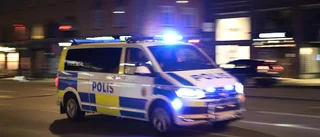 Ung man körde ifrån polisbil i höga hastigheter