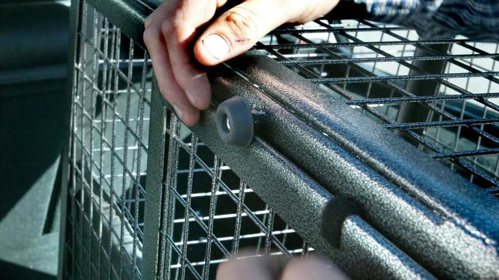 Flera hundar omhändertogs från en husvagn efter att man konstaterat att de levde under dåliga förhållanden. (Arkivbild)