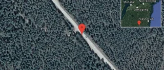 Olja på vägen stör trafiken