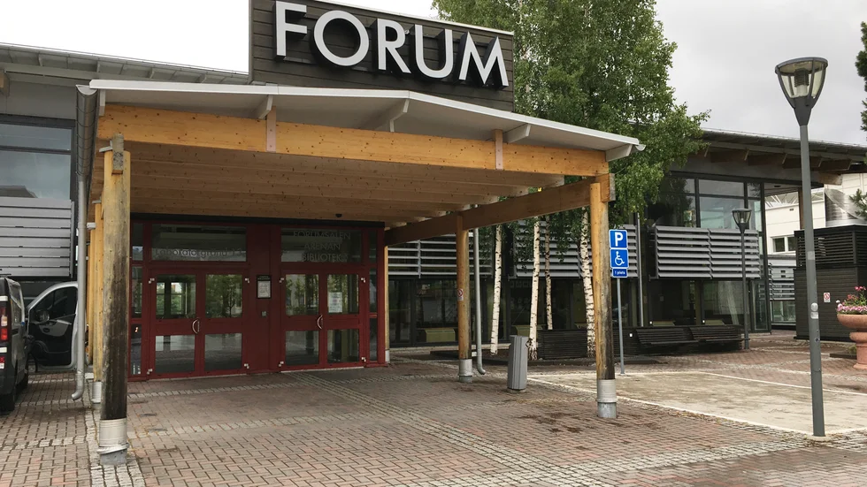 Forumsalen i Skellefteå där kommunfullmäktige har möte.