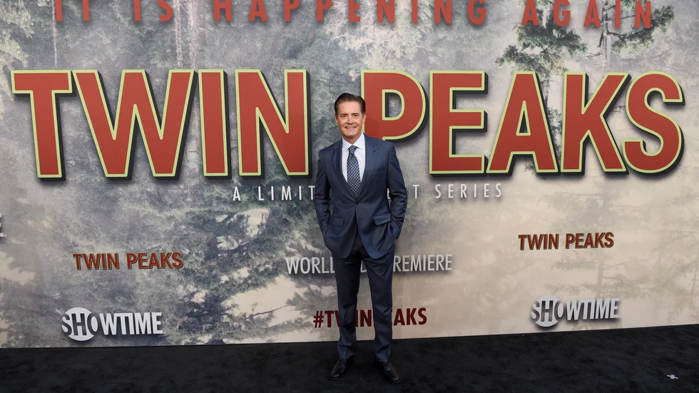 Kyle MacLachlan spelar en huvudroll i serien "Twin Peaks". 