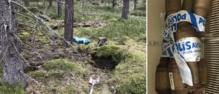 Trio grävde ner bildelar i skogen – togs på bar gärning