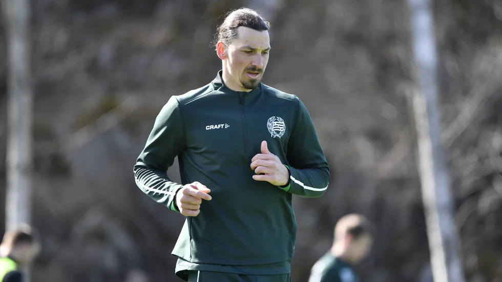 Zlatan Ibrahimovic fortsätter att träna med Hammarby, vilket uppskattas av lagets tränare.