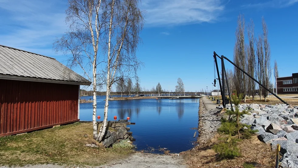 Båthamnen i Norra hamnen, Piteå.