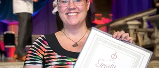 Johanna fick fin utmärkelse i Blå hallen