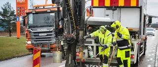 Svindlade hastigheter förbi vägarbete