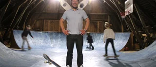 Johan byggde ett skateboardparadis i ladan