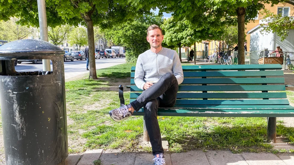 Robert Åhman Persson dagarna efter beslutet att lägga skorna på hyllan. 