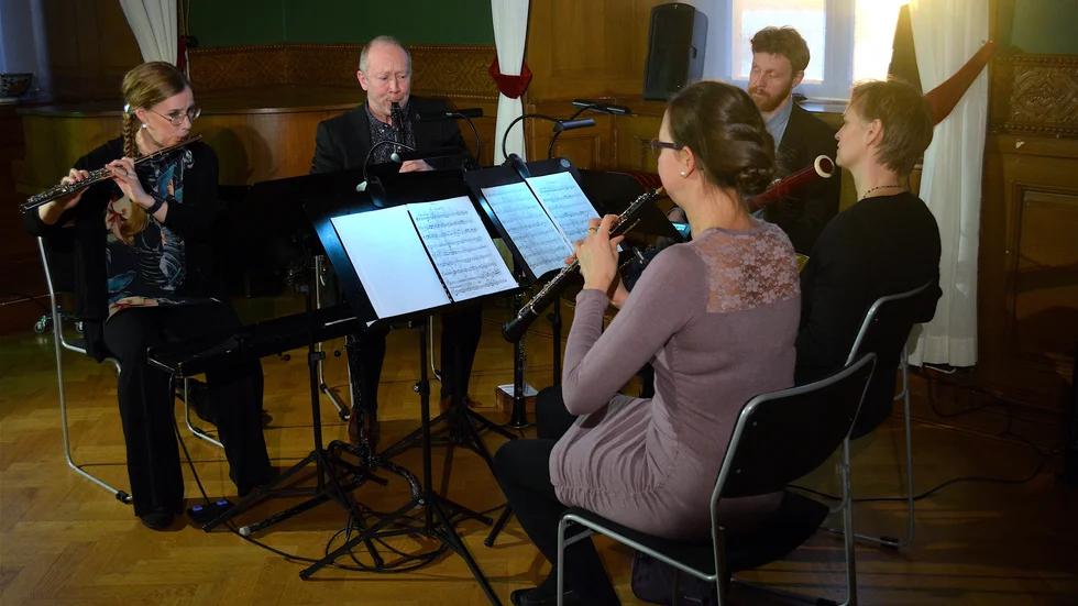 Crusellkvintetten spelar i Lunddalen på lördag.