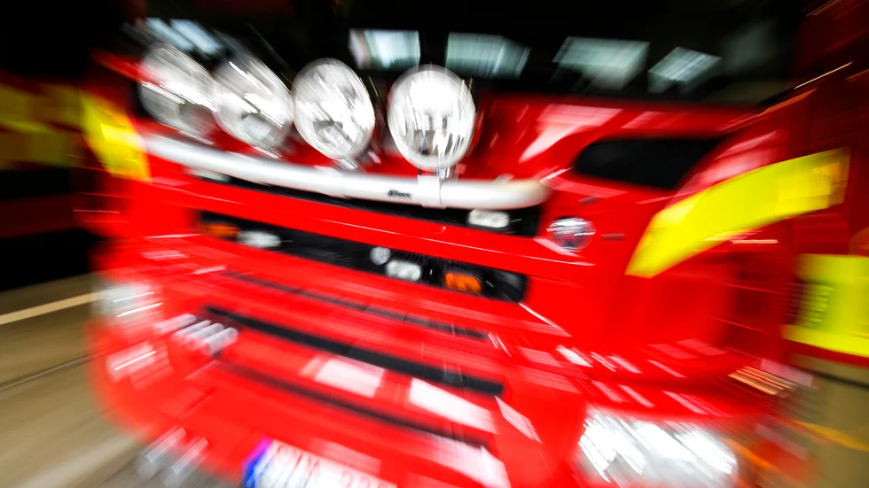 Under söndagskvällen inkom ett larm om soteld i Totebotrakten.