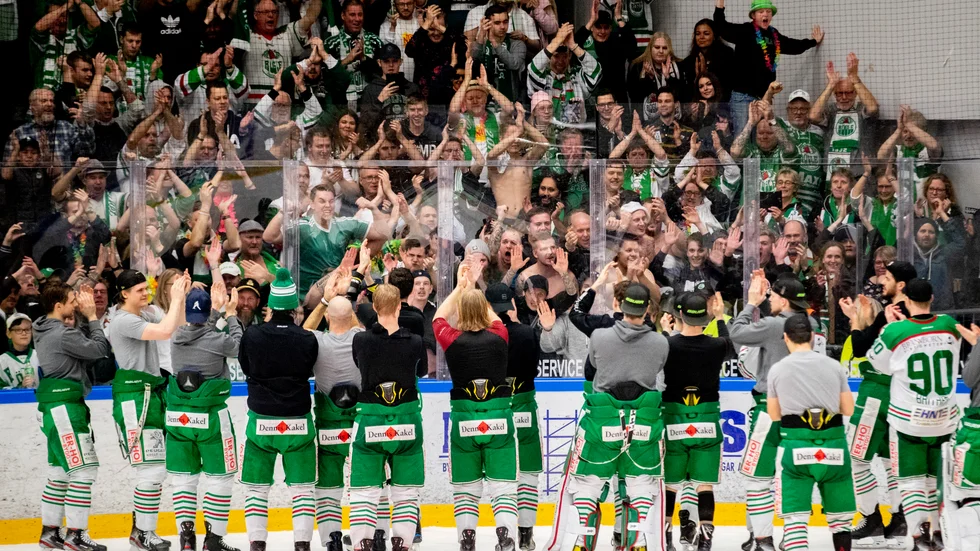 Rögle kan fira ett bra ekonomiskt resultat trots coronapandemin. Men prövningen kommer i höst för SHL-klubbarna. Arkivbild.