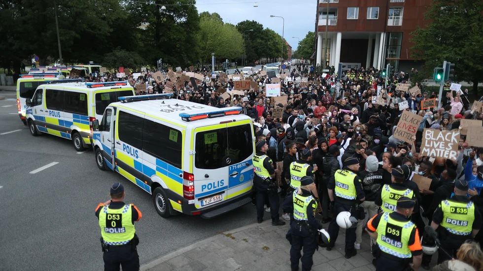 Förra veckans demonstration i Malmö avlöpte lugnt utan att polisen ingrep. Arkivbild.