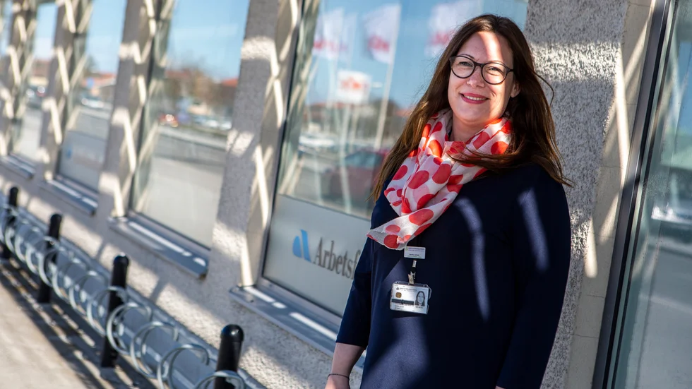 Sandra Larsson arbetar som företagsrådgivare på Arbetsförmedligen på Gotland. "Hade jag varit ung och arbetslös i dag hade tyckt att det varit ett perfekt tillfälle för utbildning", säger hon.