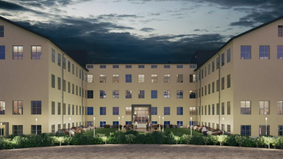 I sommar ska ombygganden av den gamla institutionsbyggnaden i Ultuna till studentbostäder vara klar.