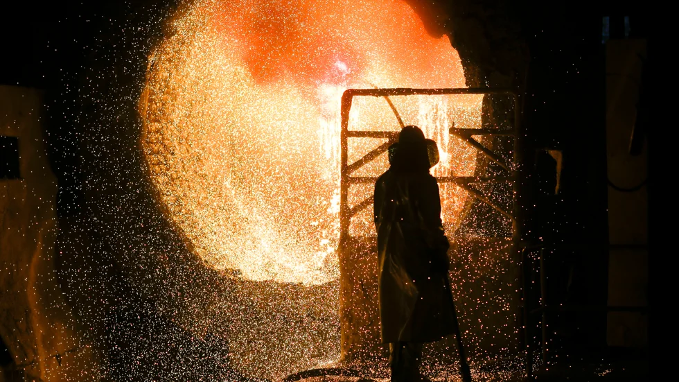 Tysk industri redovisar den sämsta orderingången sedan mätningarna startade 1991. Arkivbild.