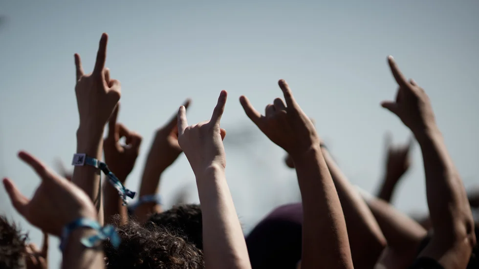 Det blir varken "djävulshorn" eller headbanging på Gefle Metal Festival i år. Festivalen ställer in årets evenemang. Arkivbild.