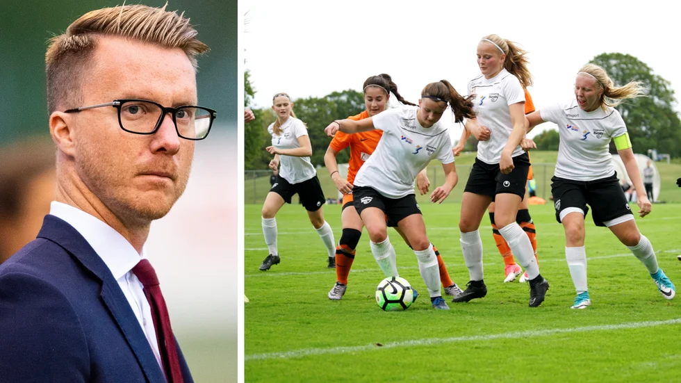 Antalet damlag i Östergötland har minskat drastiskt senaste tio åren. LFC-tränaren Olof Unogård ger sin syn i frågan. "Vi vill ha ett så stort urval som möjligt", säger han. 