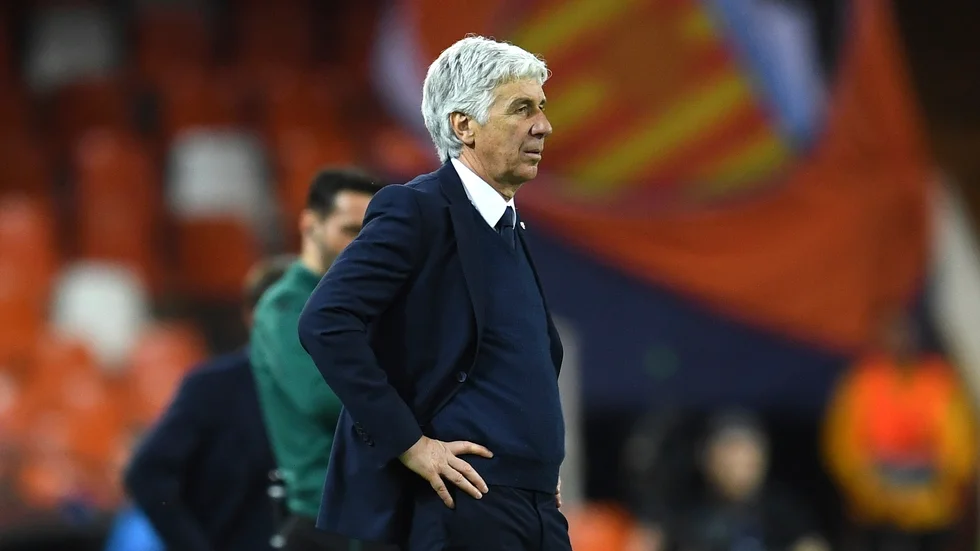 Atalantas Gian Piero Gasperini mådde inte bra i Valencia. "Jag hade inte feber, men det kändes som att jag hade det", säger han till La Gazzetta dello Sport.