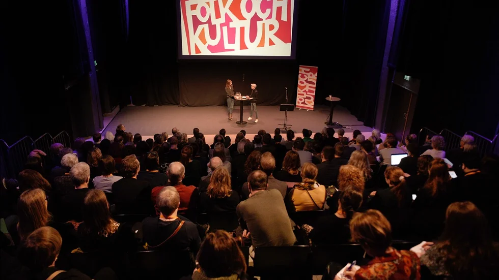 Så här såg det ut 2020 när Folk och Kultur senast höll ett fysiskt konvent med deltagarna på plats i Eskilstuna.