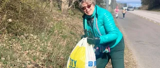Ing-Marie: "Plockar en påse med skräp på 30 minuter".