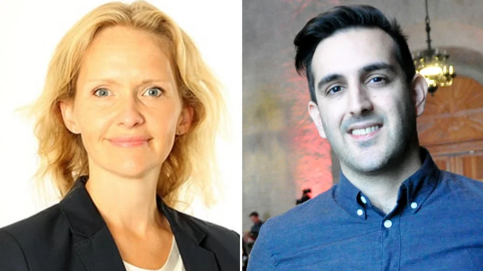 UIC:s vice vd Karin Modéen och Base10:s medgrundare och vd Jason Dainter.