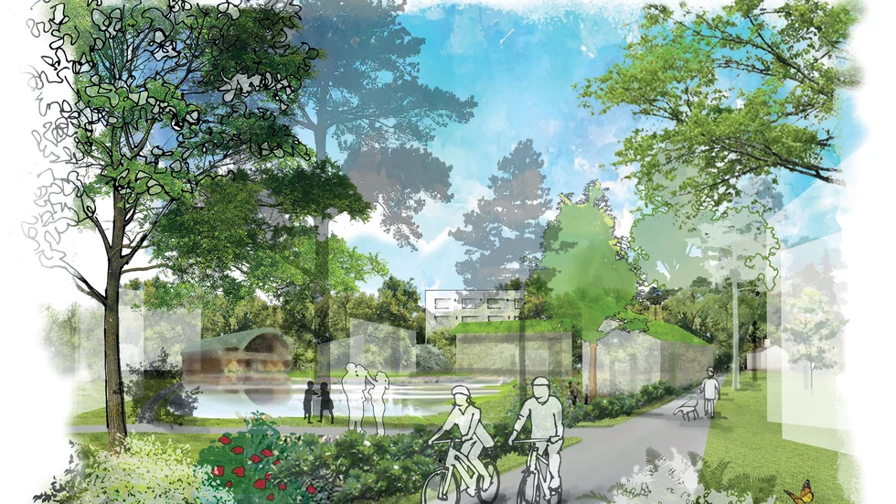 Den framtida stadsdelen Visborg behöver också vatten och avlopp.