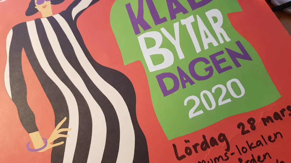 Skjuts fram. De som vill byta kläder med varandra får ta sikte på den 9 maj. 