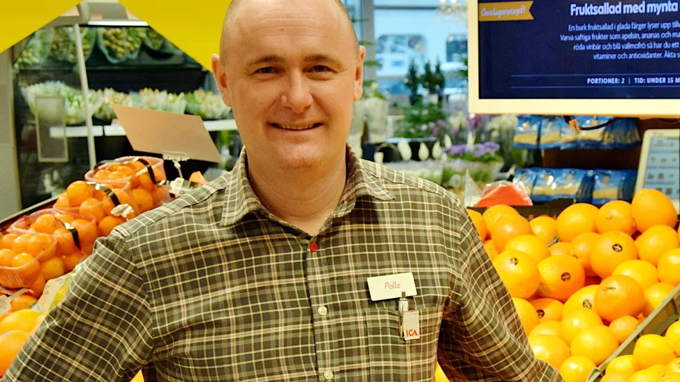 Pelle ;Lindqvist, Ica-handlare i Vimmerby, är nöjd med vinsten på 14,6 miljoner före skatt förra året. Samtidigt förklarar han att en del av det beror på extra finansiella intäkter just 2019.