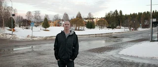 Strandad i Piteå mitt i natten
