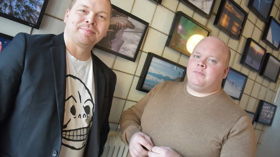 Spis i Kirunas ägare Johan Lans och Johan Stålnacke.