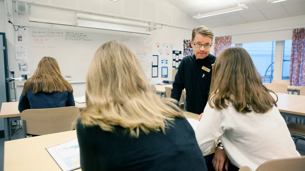 Jimmy Andersson, lärarassistent på Arenaskolan i Timrå, var en av pionjärerna 2018.